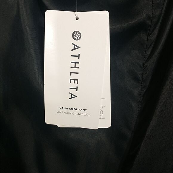 NWT Athleta CALM COOL LOUNGING RELAXING SLEEP PANT,BLACK SIZE 3X #988501 Y0320H. - Picture 3 of 8